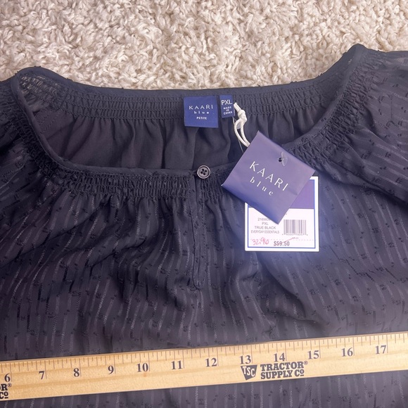 WOMENS KAARI BLUE TOP NWT SIZE PXL - Picture 14 of 14